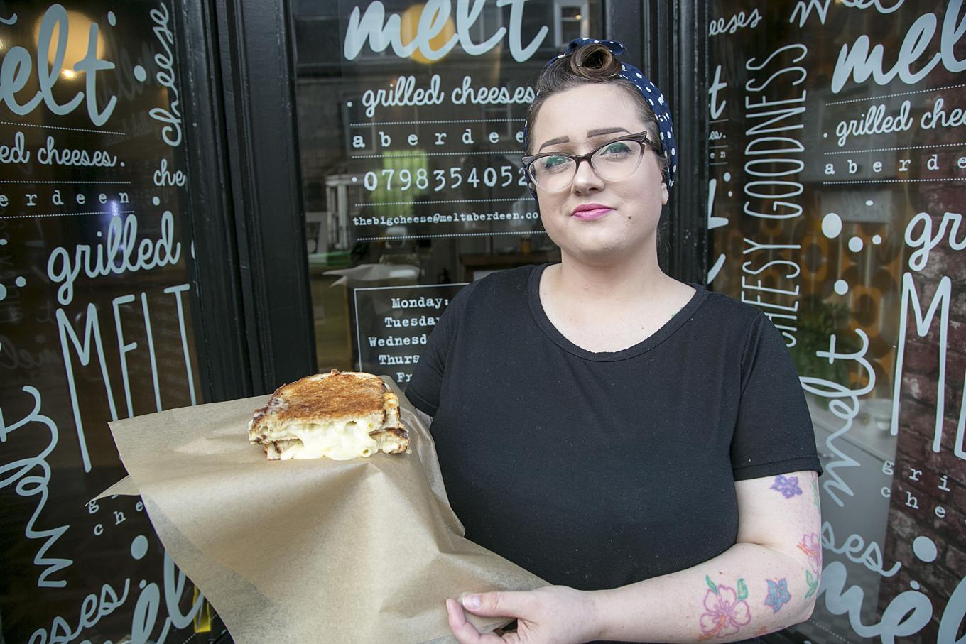 The founder of Melt in Aberdeen, Michelle-Clark