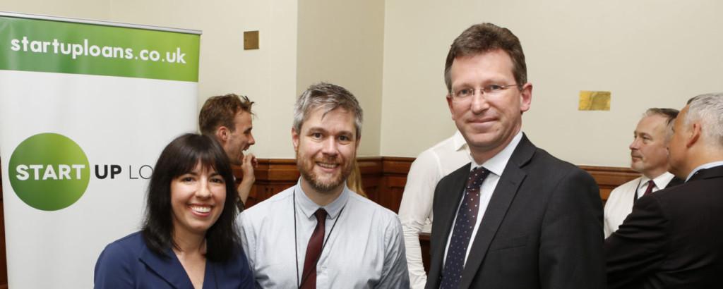 Kokoso Baby founders Mark and Lauren Taylor at Start Up Loans Ambassador launch at Westminster