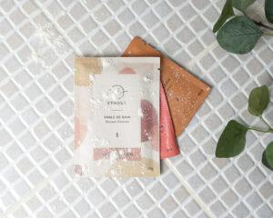 ethosa products on bathroom tiles