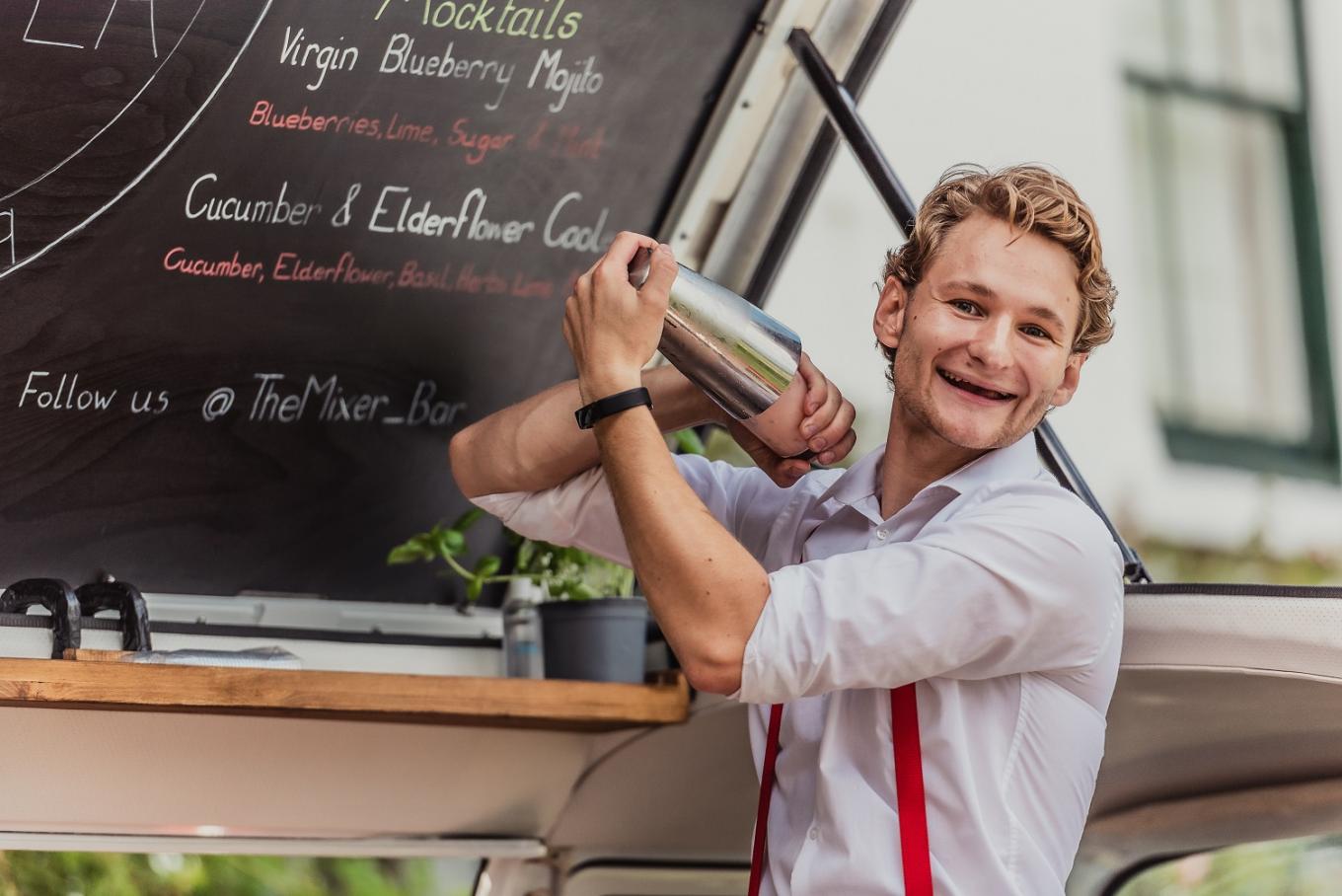 Owner Joel Jones of The mixer 