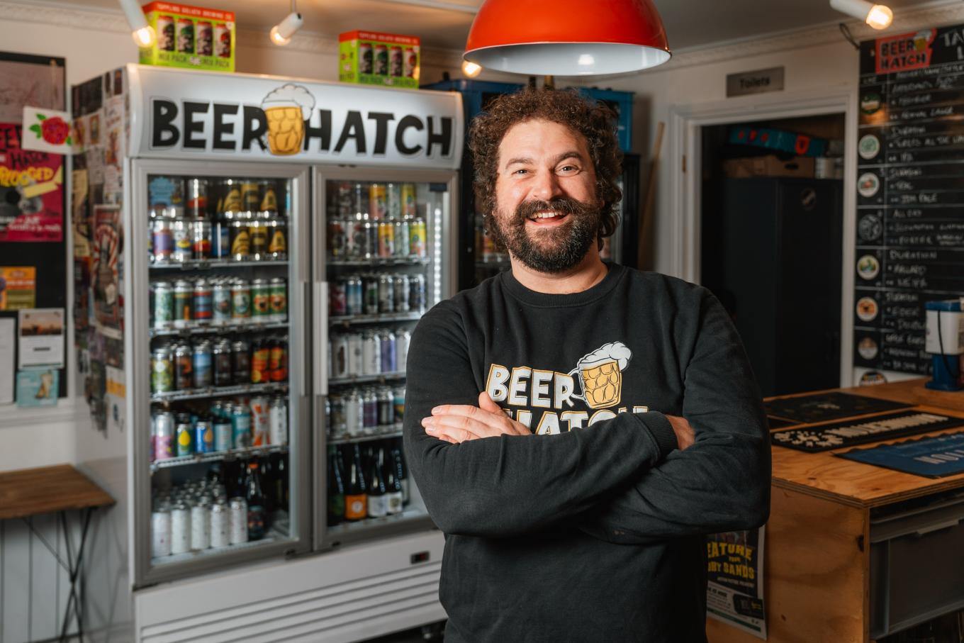 Saul Press founder of Beer Hatch