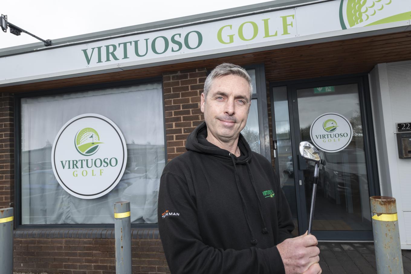 Mike Gore founder of Virtuoso Golf outside the business 